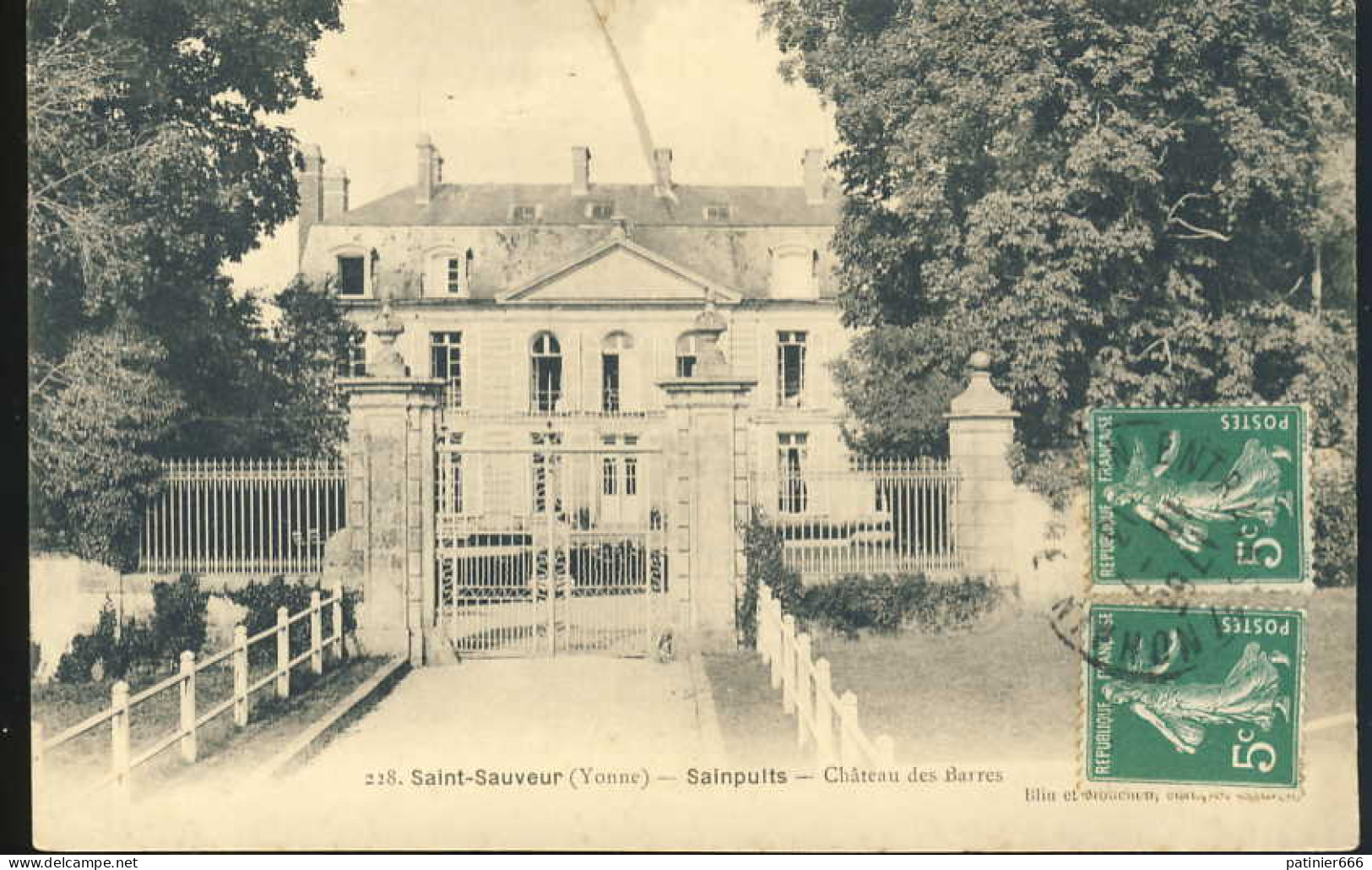 Saint Sauveur Sainpuit Chateau Des Barres - Saint Sauveur En Puisaye