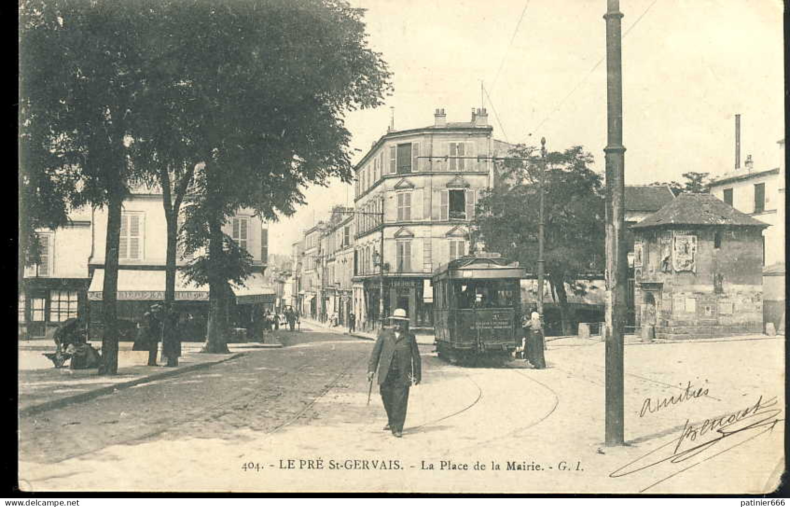 Le Pre St Gervais La Place De La Mairie - Le Pre Saint Gervais