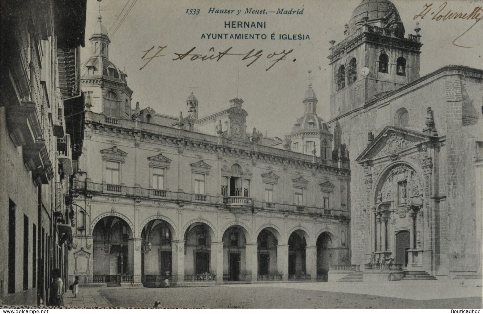 Hernani : Ayuntamiento E Iglesia (1907) - Other