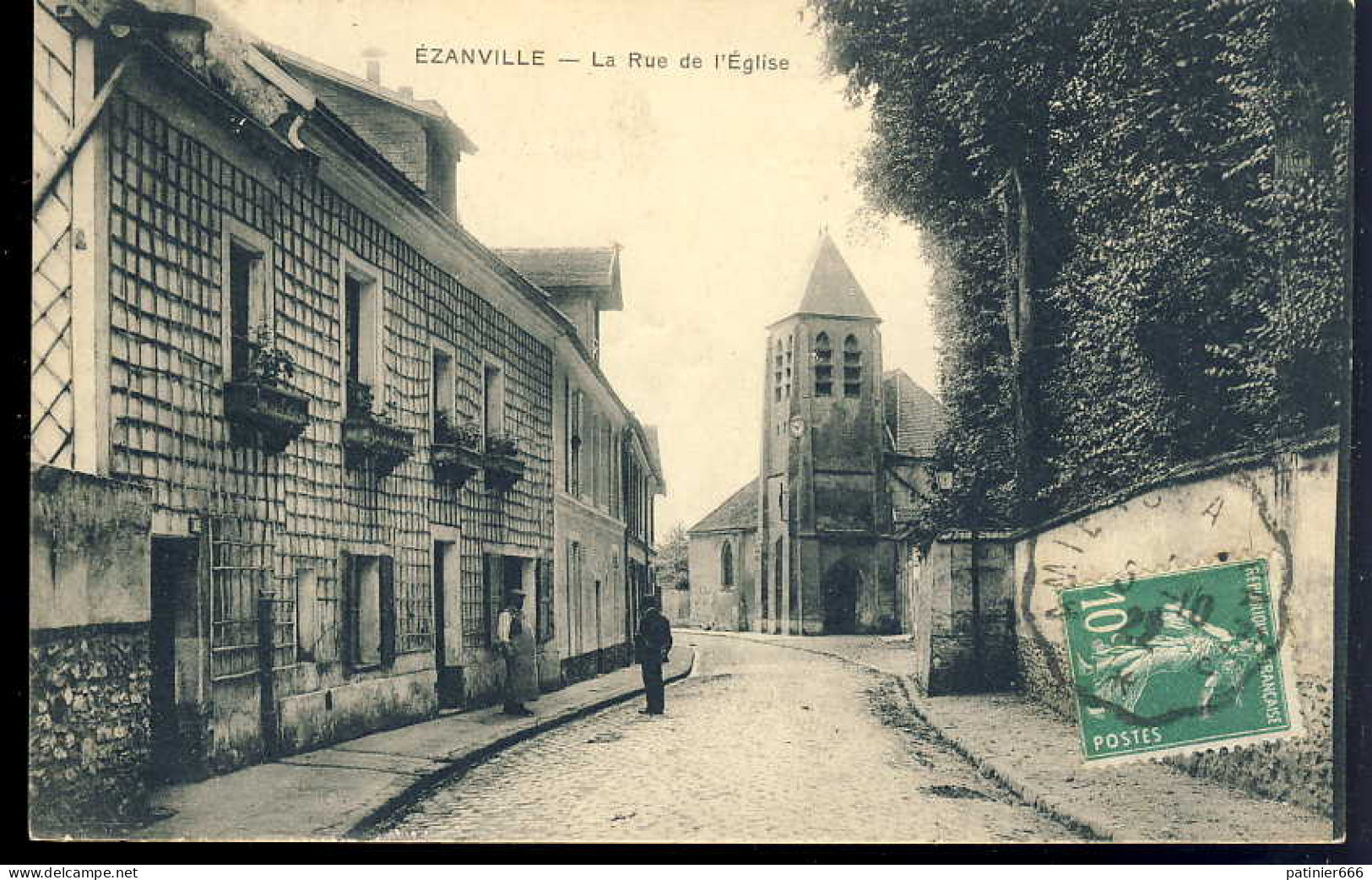 Ezanville La Rue De L'eglise - Ezanville