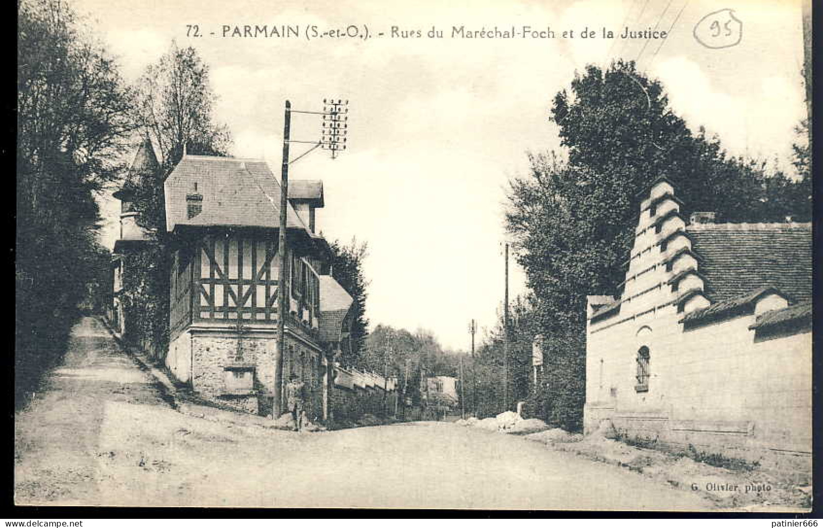 Parmain Rues Du Marechal Foch Et De La Justice - Parmain