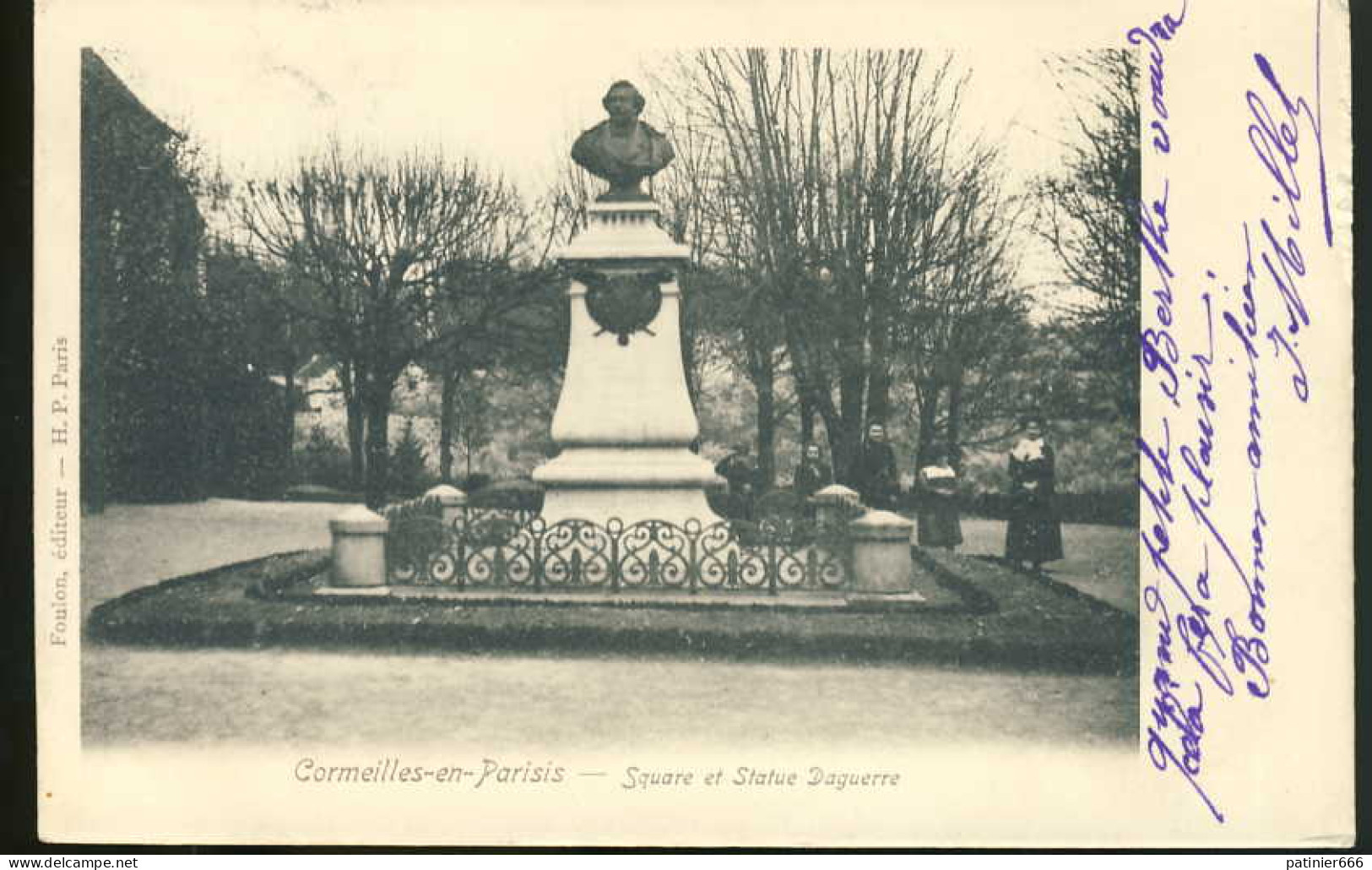 Cormeilles En Parisis Square Et Statue Daguerre - Cormeilles En Parisis