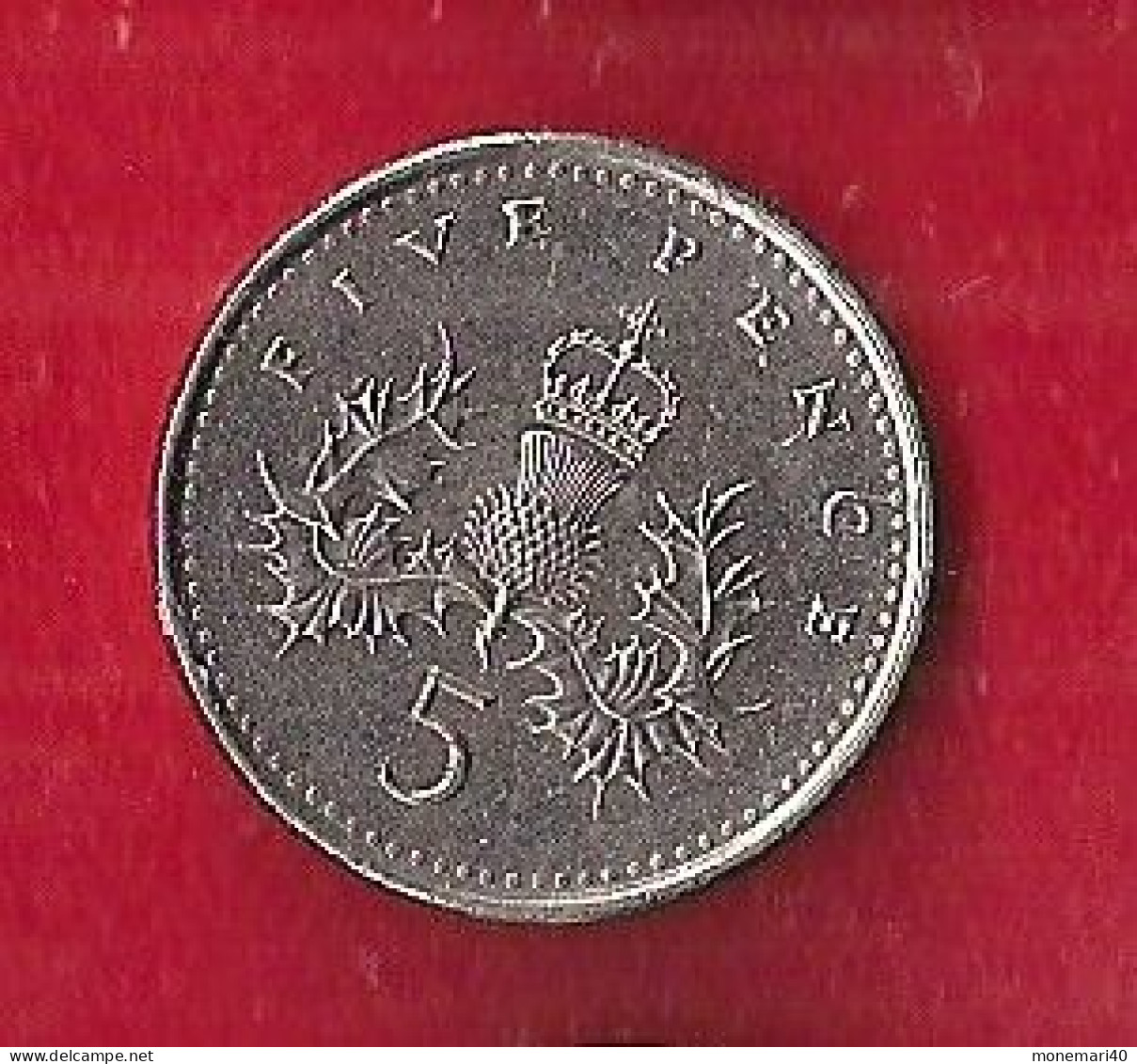 GRANDE-BRETAGNE - 5 PENCE - 1995. - 5 Pence & 5 New Pence