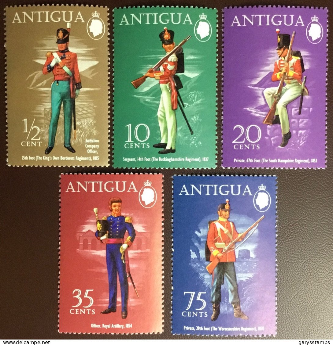 Antigua 1972 Military Uniforms MNH - 1960-1981 Ministerial Government