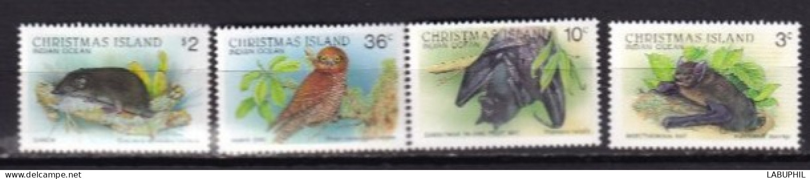 CHRISTMAS  NEUFS MNH ** 1987 ANIMAUX - Christmas Island