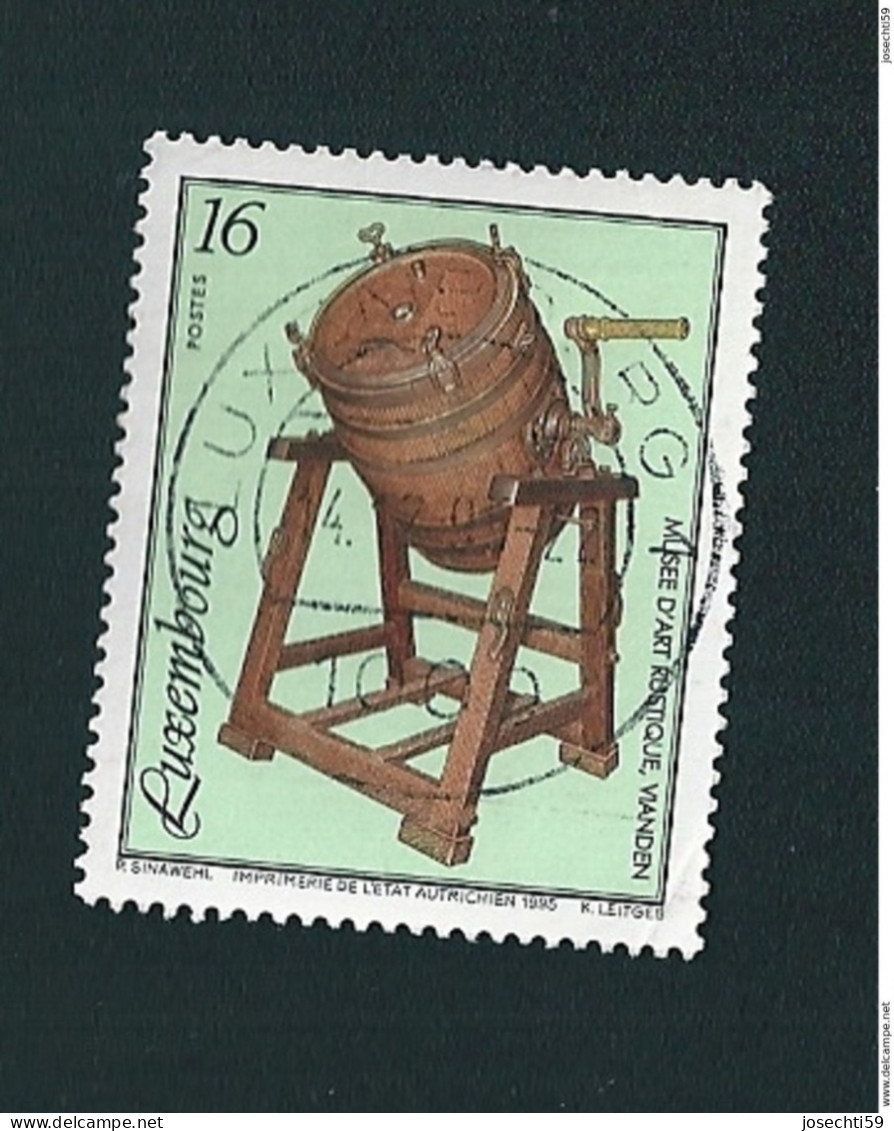 N° 1327 Musées D'art Rustique De Vianden  Timbre Luxembourg (1995) Oblitéré - Used Stamps