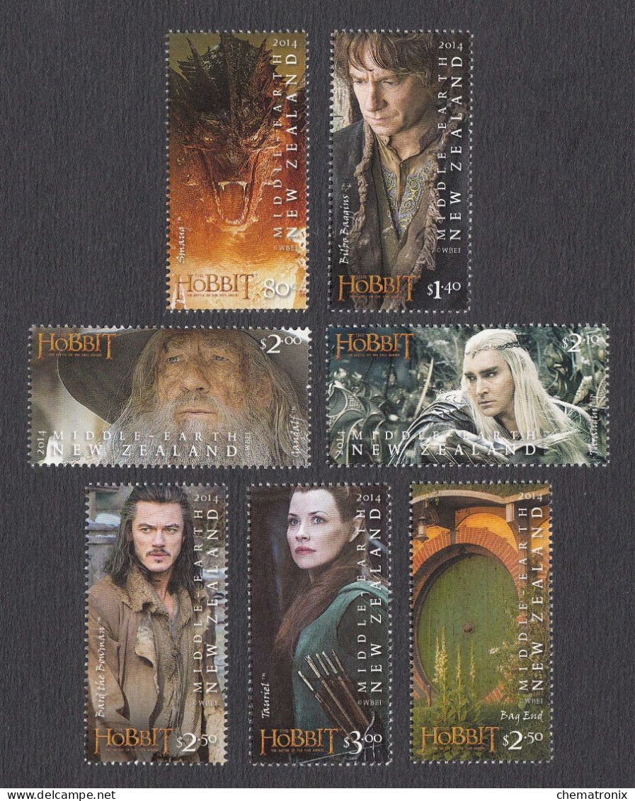 New Zealand 2014 - The Hobbit. The Battle Of The Five Armies - Set+m/s - MNH ** - Unused Stamps