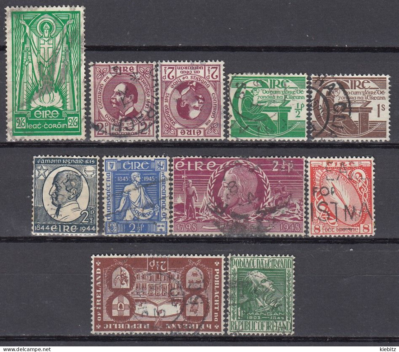 IRLAND 1942 - 1949 MiNr: Partie 11 Werte  Used - Used Stamps