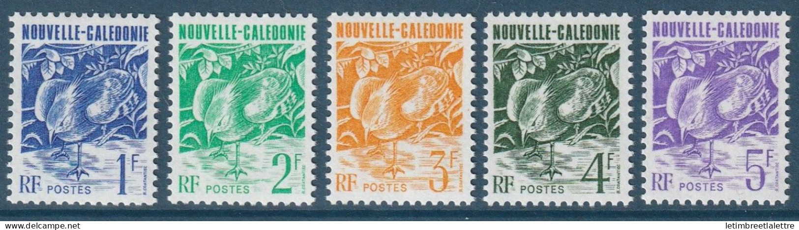 Nouvelle Calédonie - YT N° 602 à 606 ** - Neuf Sans Charnière - 1990 - Unused Stamps