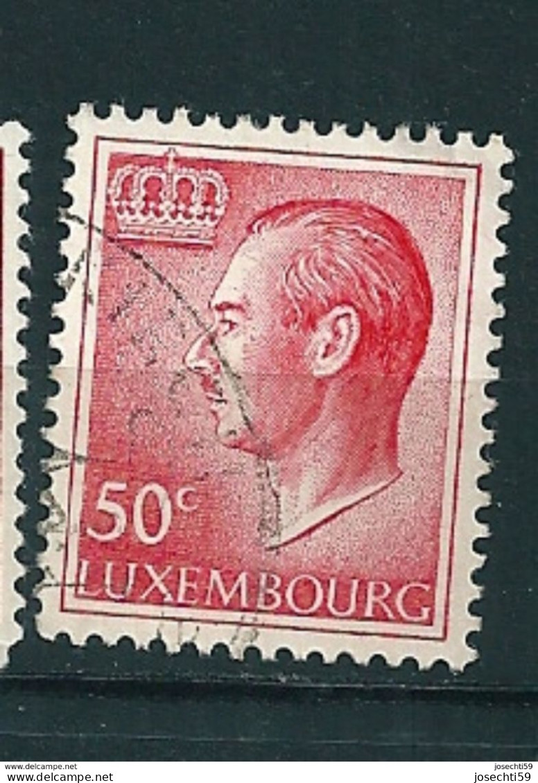 N° 661 Grand Duc Jean   TIMBRE Luxembourg (1965) Oblitéré - Usati