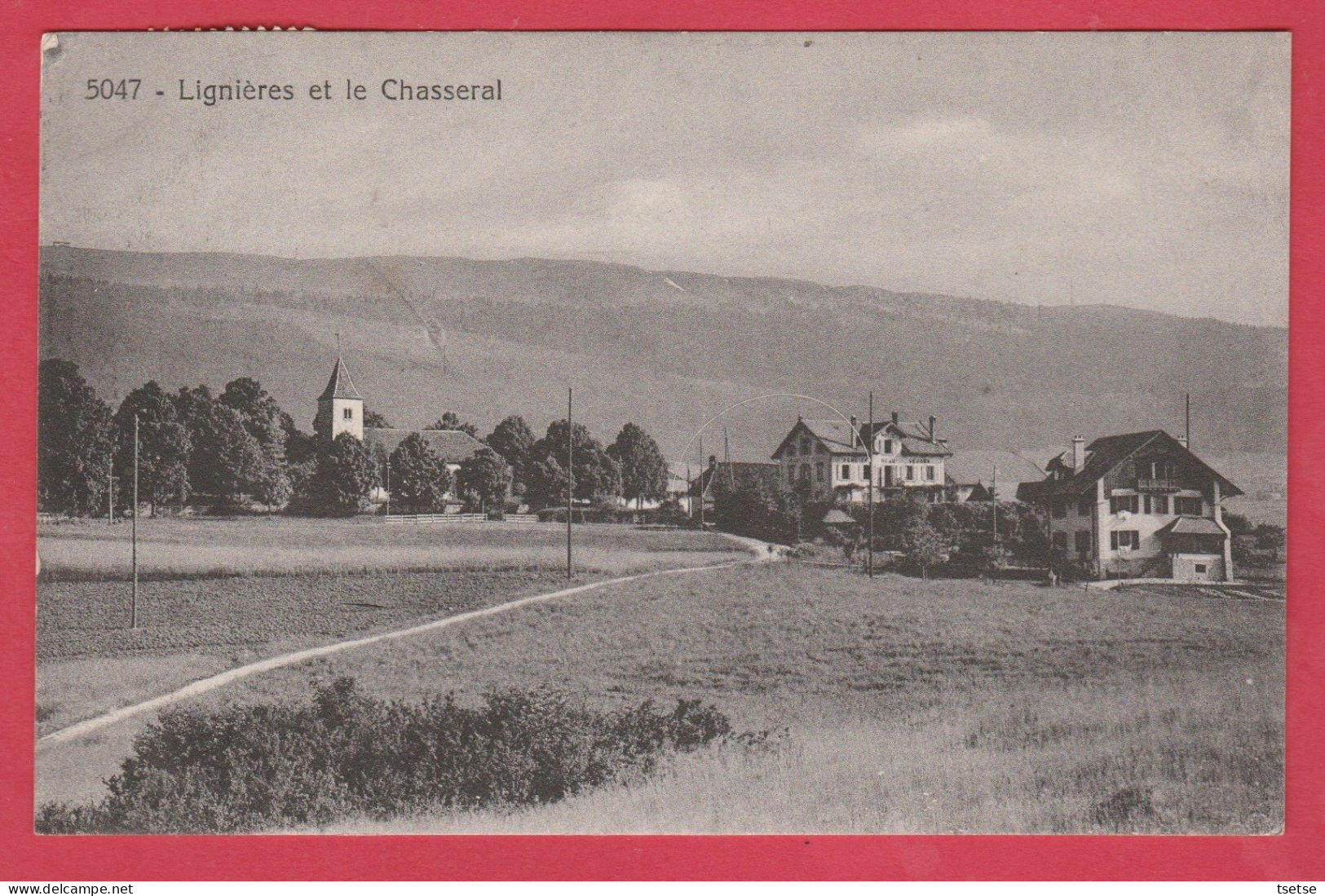 Suisse / Schweiz - Lignières Et Le Chasseral- 1920 ( Voir Verso  ) - Lignières