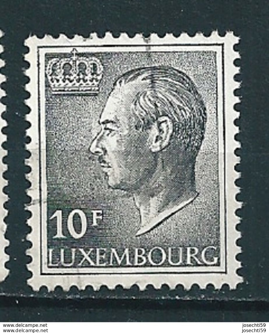 N° 853 Grand Duc Jean  10 Frs Timbre Luxembourg (1975) Oblitéré - Usati