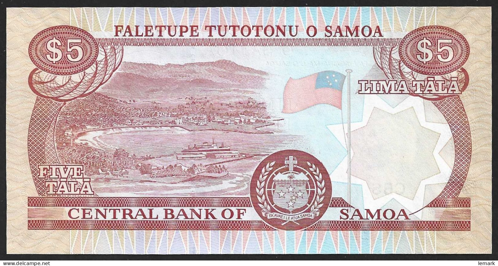 Samoa 5 Tala 2005 P33b  UNC - Samoa