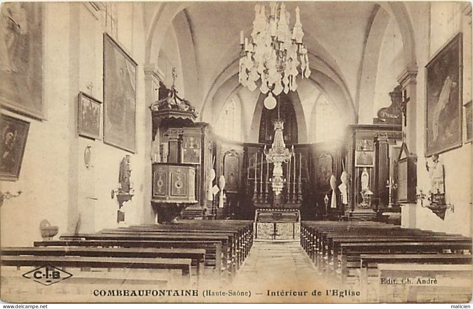 - Haute Saône -ref-A471- Combeaufontaine - Interieur De L Eglise - - Combeaufontaine