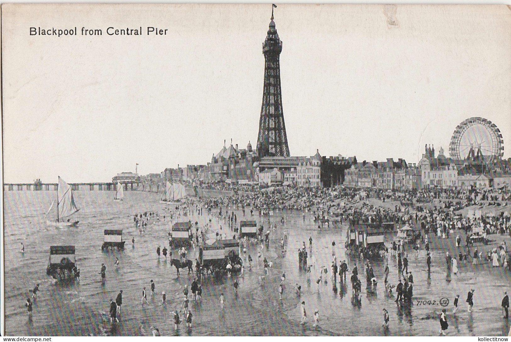 BLACKPOOL FROM CENTRAL PIER - Blackpool