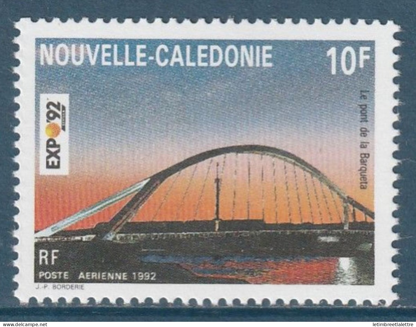 Nouvelle-Calédonie - Poste Aérienne - YT N° 282 ** - Neuf Sans Charnière - 1992 - Nuevos