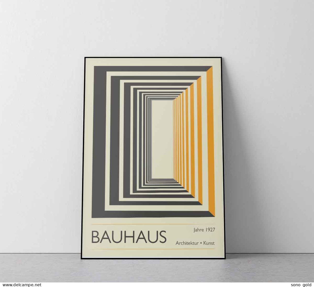 Bauhaus 1927 ~ Manifesto ~ Poster ~ Design ~ Architecture ~ Furnishing ~ Vintage ~ Mid Century - Zeitgenössische Kunst