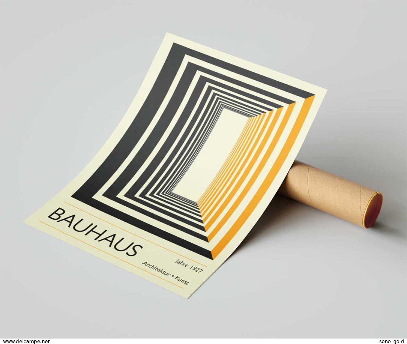 Bauhaus 1927 ~ Manifesto ~ Poster ~ Design ~ Architecture ~ Furnishing ~ Vintage ~ Mid Century - Zeitgenössische Kunst