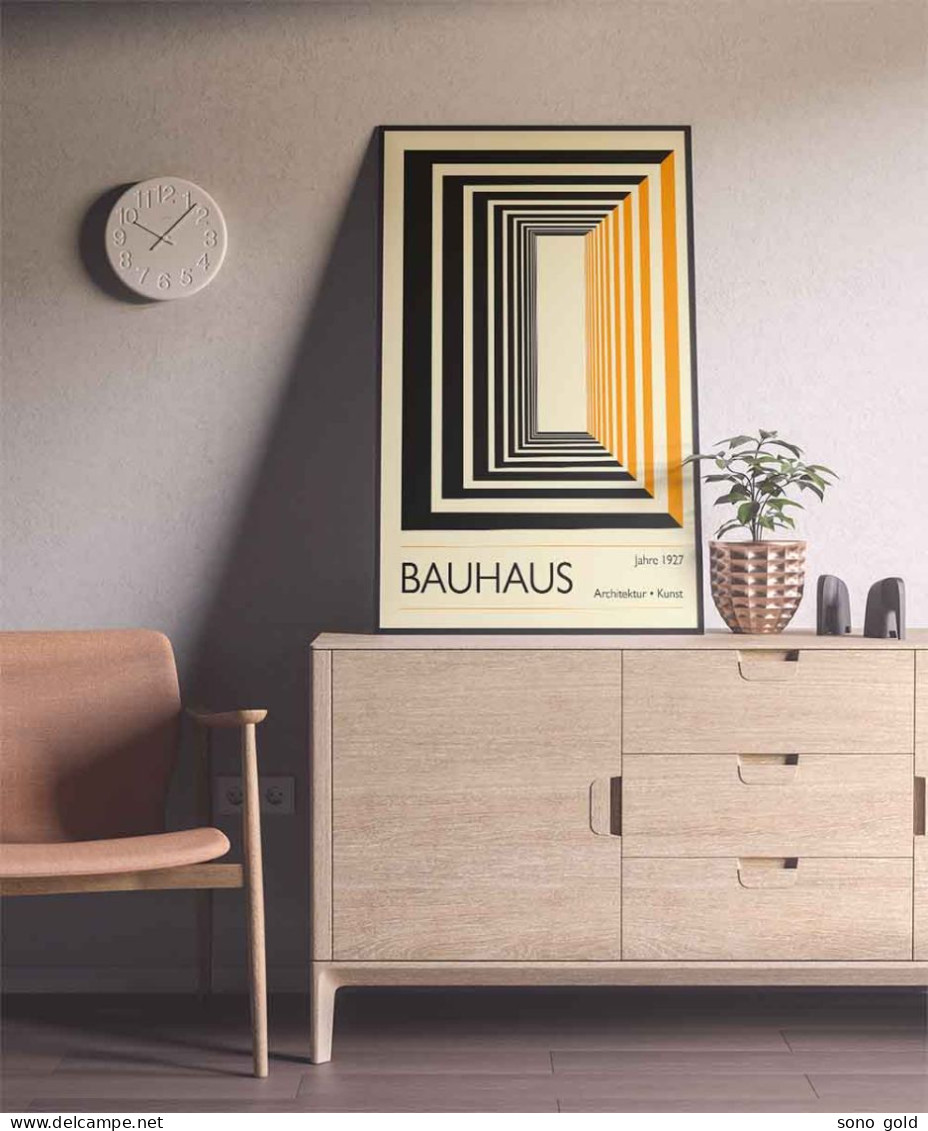 Bauhaus 1927 ~ Manifesto ~ Poster ~ Design ~ Architecture ~ Furnishing ~ Vintage ~ Mid Century - Hedendaagse Kunst