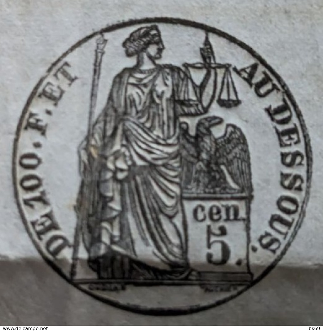 Rodez 7 Nov 1857 Grossiste J. Joulia + Traite, Facture De Denrées Coloniales Avec Cachet 5 Centimes - 1849-1876: Période Classique