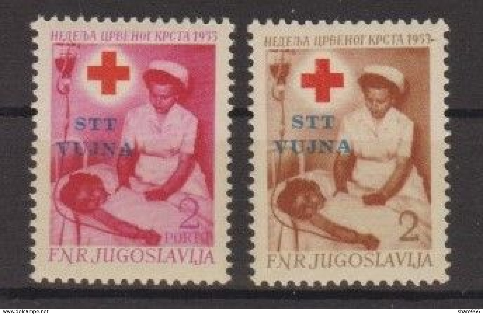 STT VUJNA - Red Cross 1953., MNH (**) - Yugoslavian Occ.: Trieste