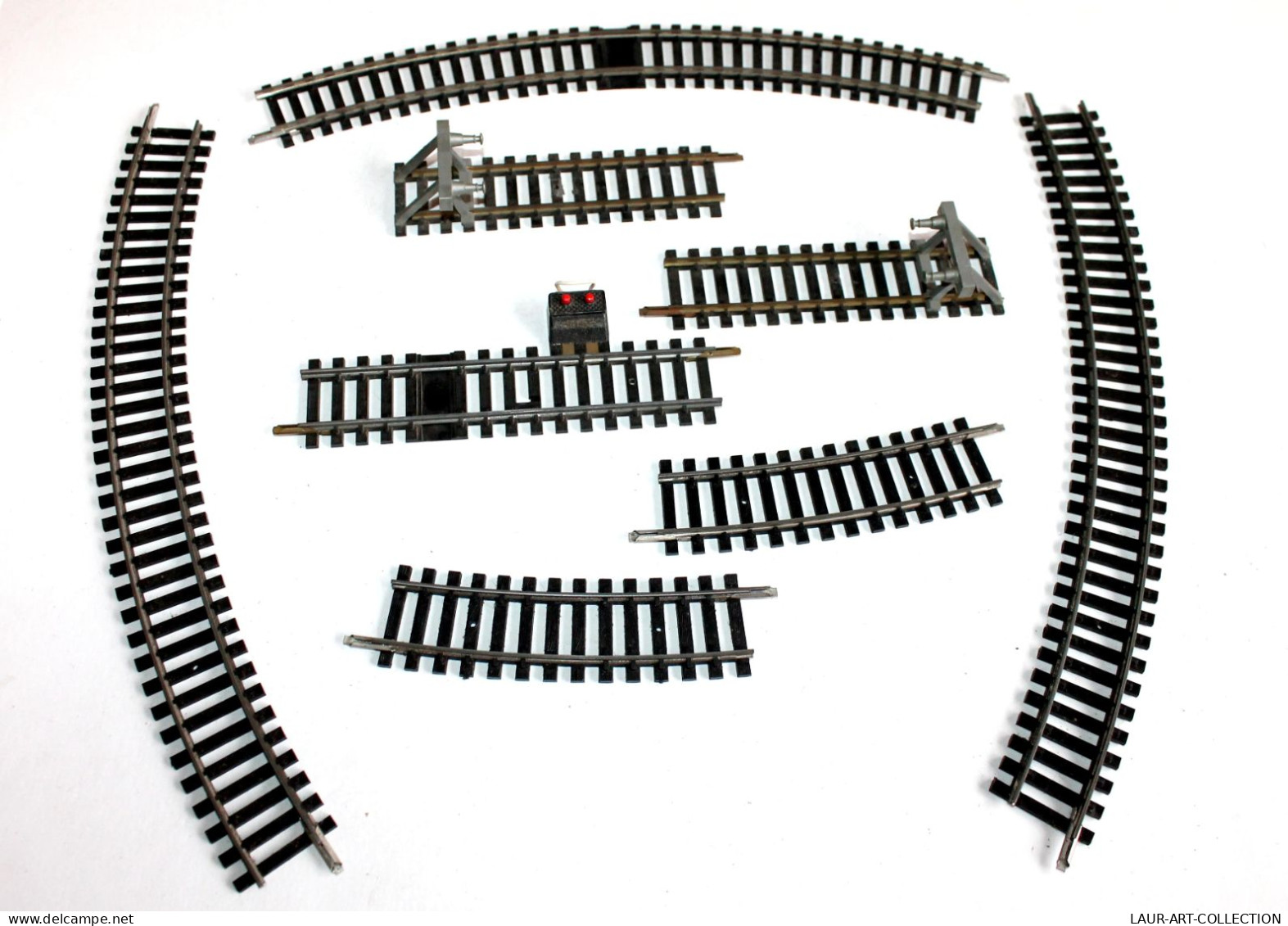 JOUEF HO 8 RAIL 2 COUPURE 2 BUTOIR 4 COURBE 2 N470 R=325mm R=12 3/4 Et 2 R=385mm, MODELISME FERROVIAIRE TRAIN (2105.268) - Rails