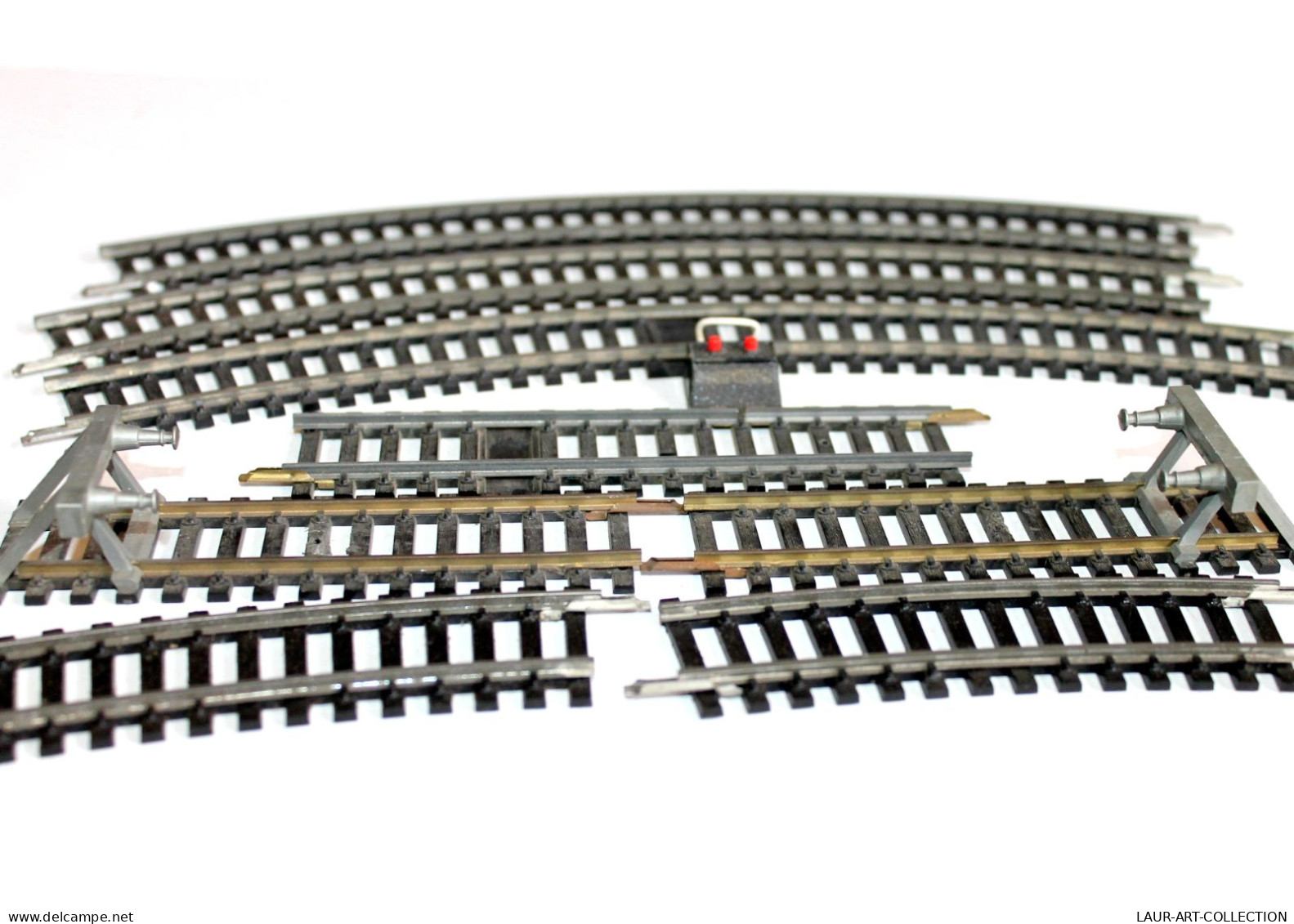 JOUEF HO 8 RAIL 2 COUPURE 2 BUTOIR 4 COURBE 2 N470 R=325mm R=12 3/4 Et 2 R=385mm, MODELISME FERROVIAIRE TRAIN (2105.268) - Gleise