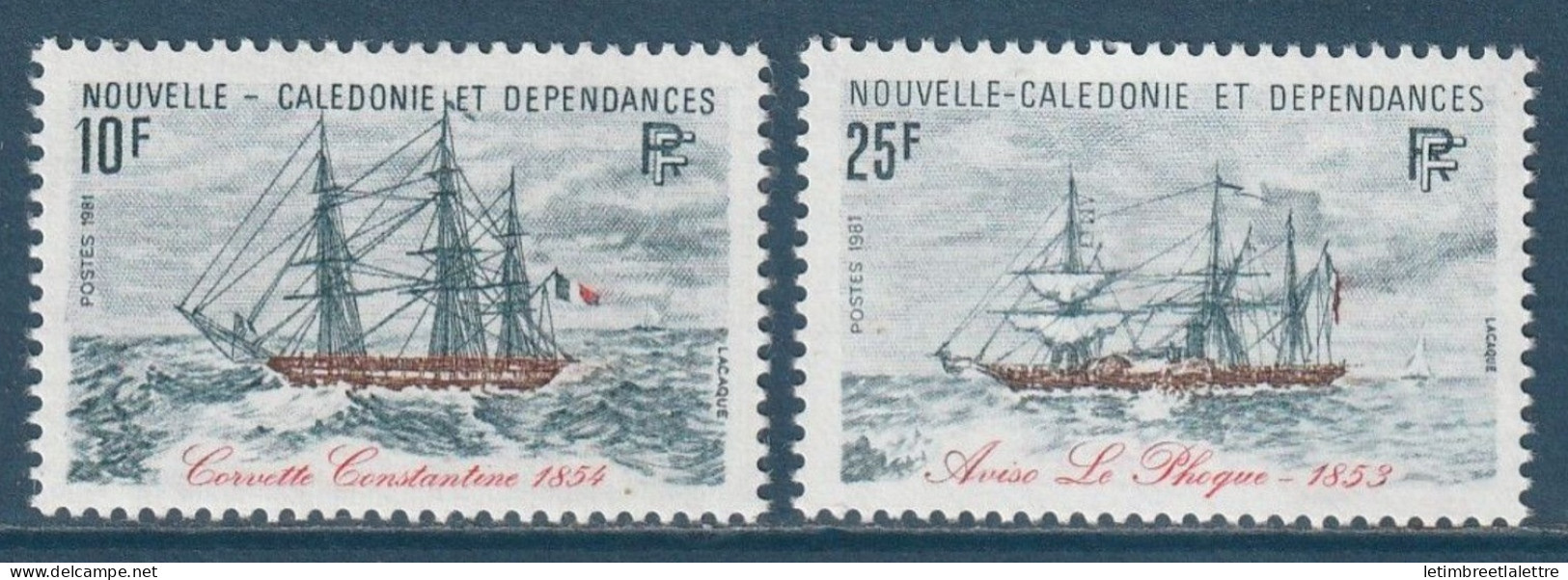 Nouvelle Calédonie - YT N° 449 Et 450 ** - Neuf Sans Charnière - 1981 - Nuovi