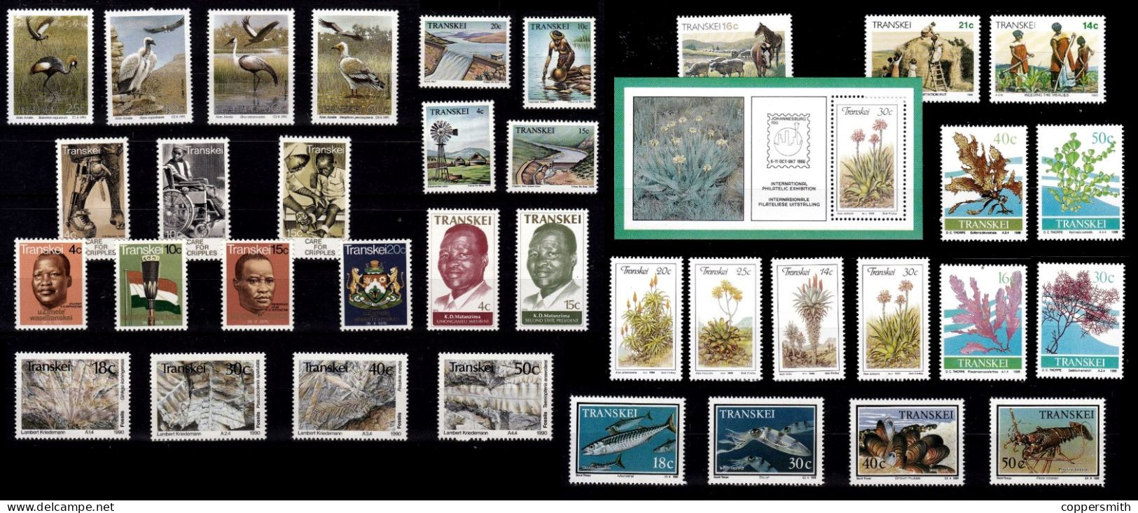 (003-22) Transkei   Small / Petit Lot / Kleines Los / Ex 1976-91  ** / Mnh  Michel Ex 18//274 - Transkei