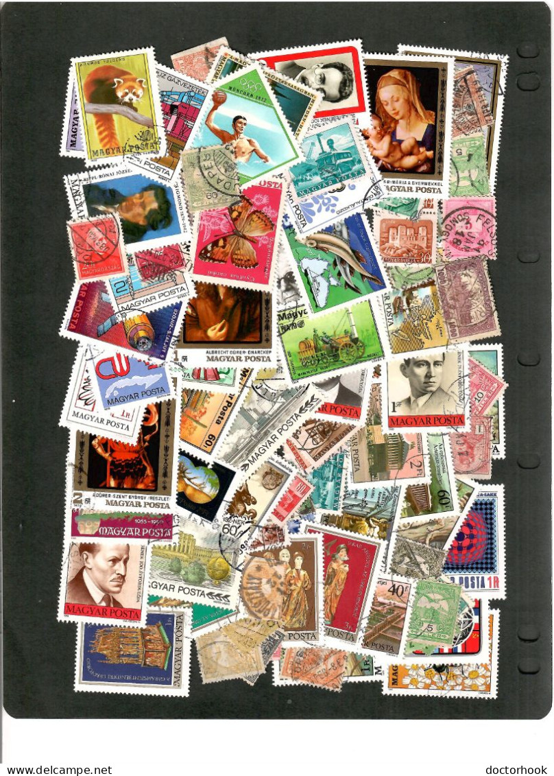 HUNGARY---LOT Of 100 USED STAMPS  (100-3) - Lots & Kiloware (mixtures) - Max. 999 Stamps