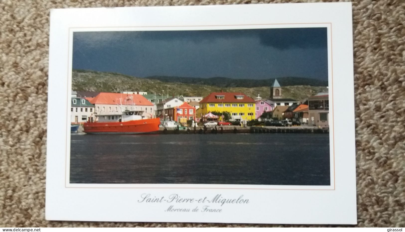 CPM ARCHIPEL DE SAINT PIERRE ET MIQUELON MORCEAU DE FRANCE VUE PORT DE SAINT PIERRE ED RAVENEL 2010 - Saint-Pierre-et-Miquelon