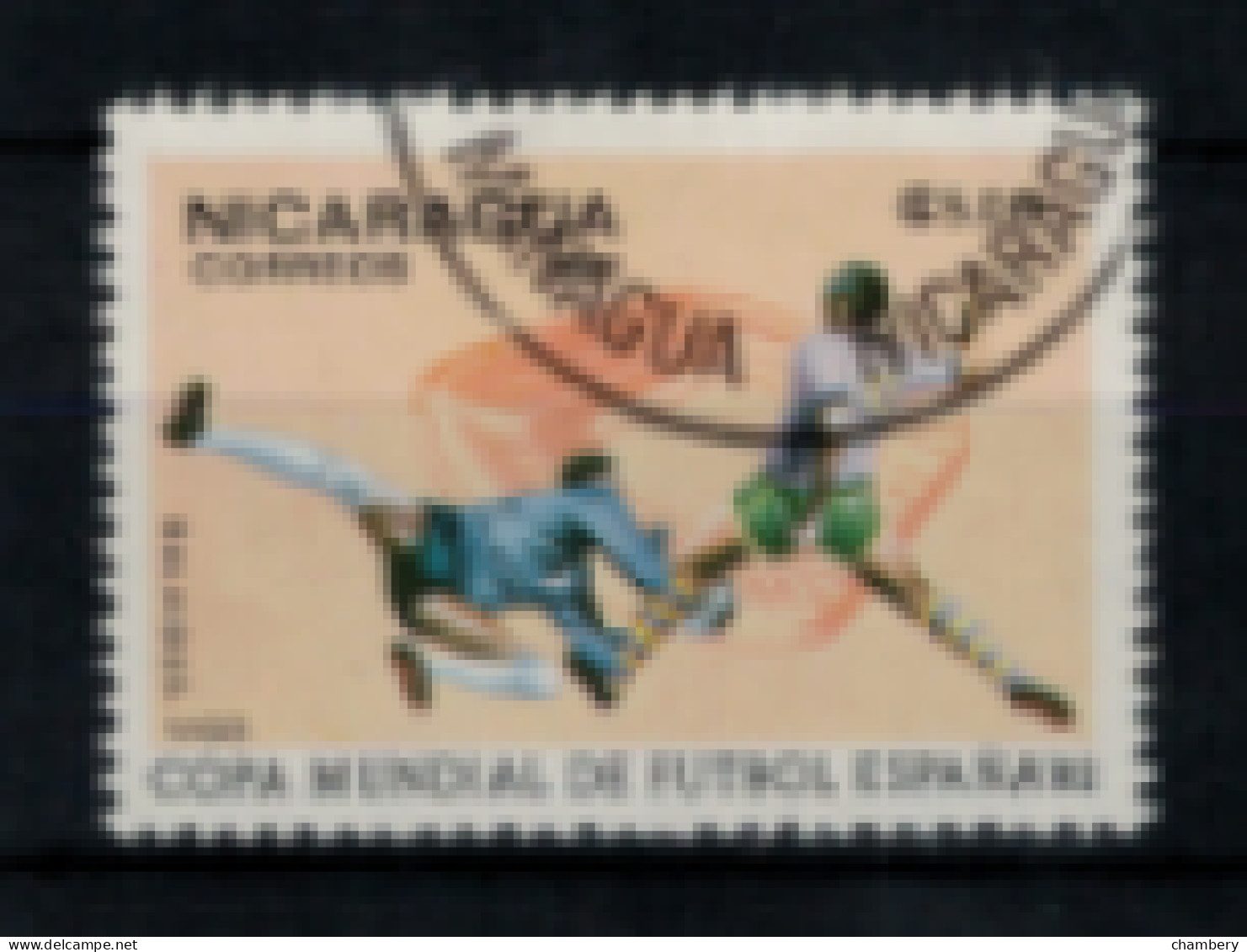 Nicaragua - "Espana 82" - Coupe Du Monde De Foot : Balaidos à Vigo" - Oblitéré N° 1151 De 1981 - Nicaragua