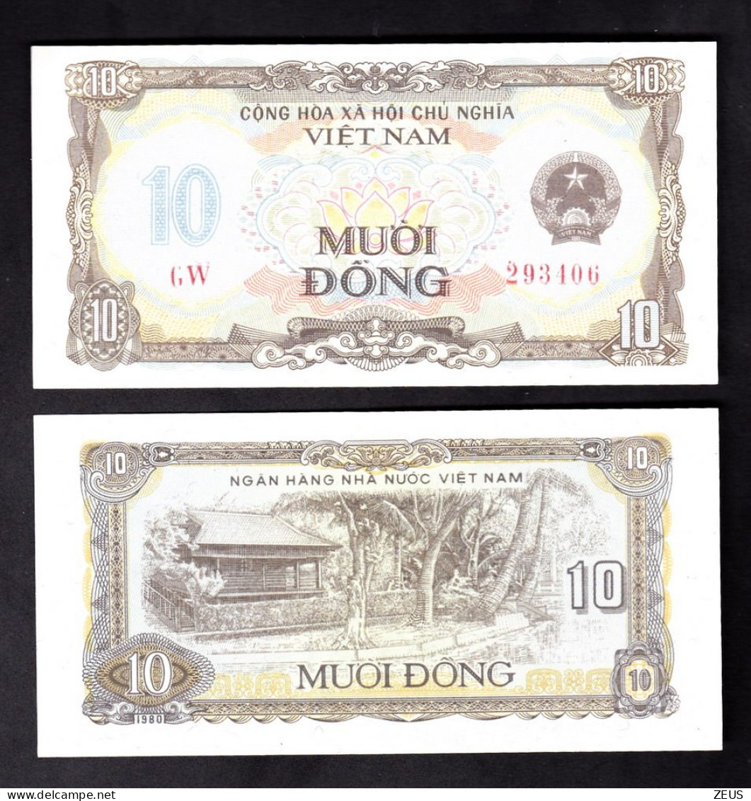 VIETNAM 10 DONG 1980 PIK 86 FDS - Viêt-Nam