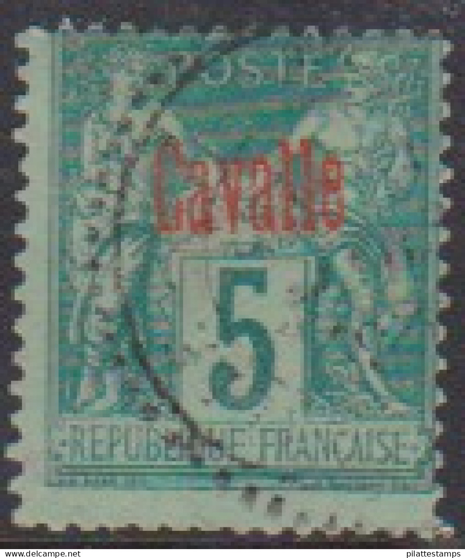 Cavalle  1a Obl Surcharge Rouge - Other & Unclassified