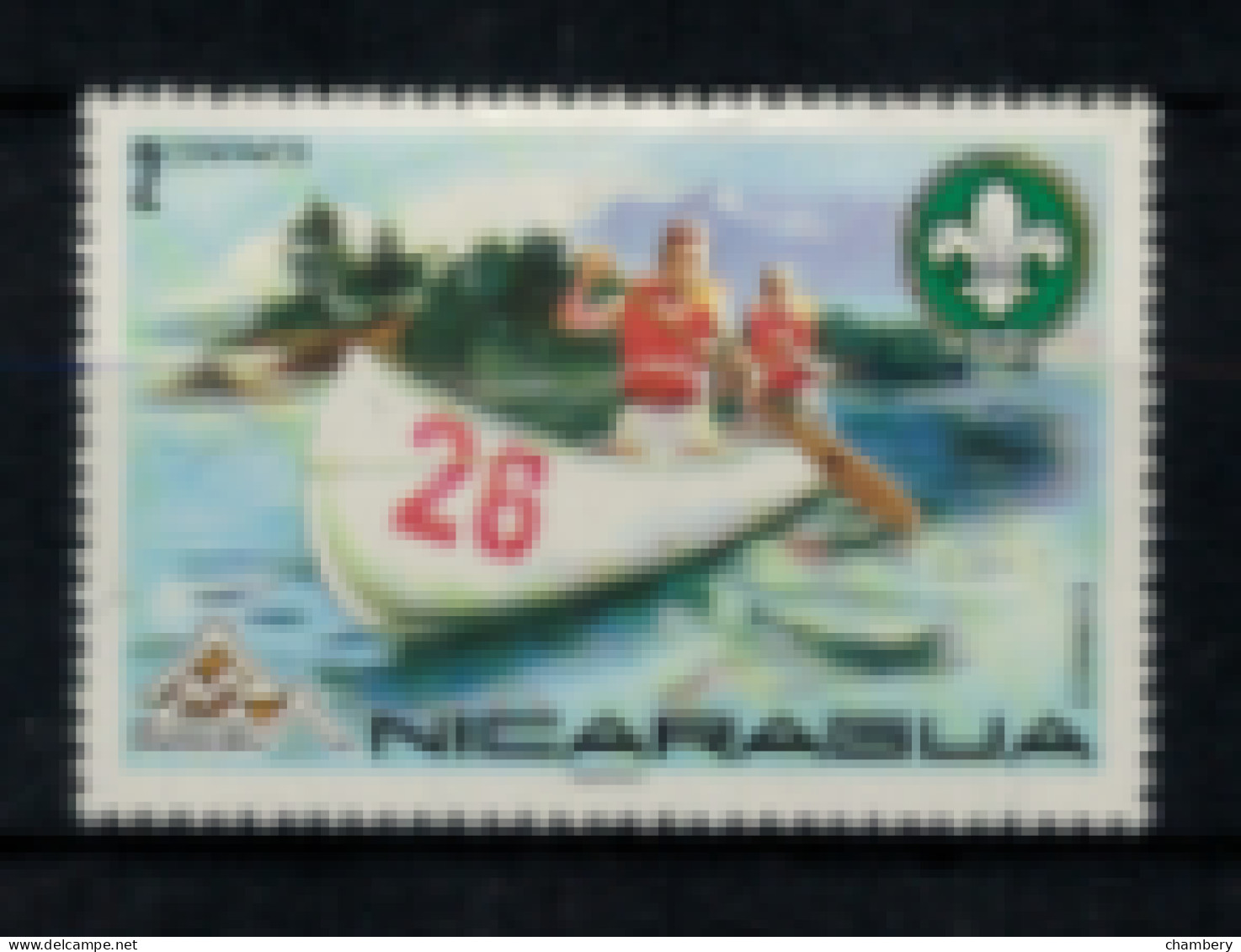 Nicaragua - "14ème Jamboree Mondial En Norvège : En Canoë" - Neuf 1* N° 1021 De 1975 - Nicaragua