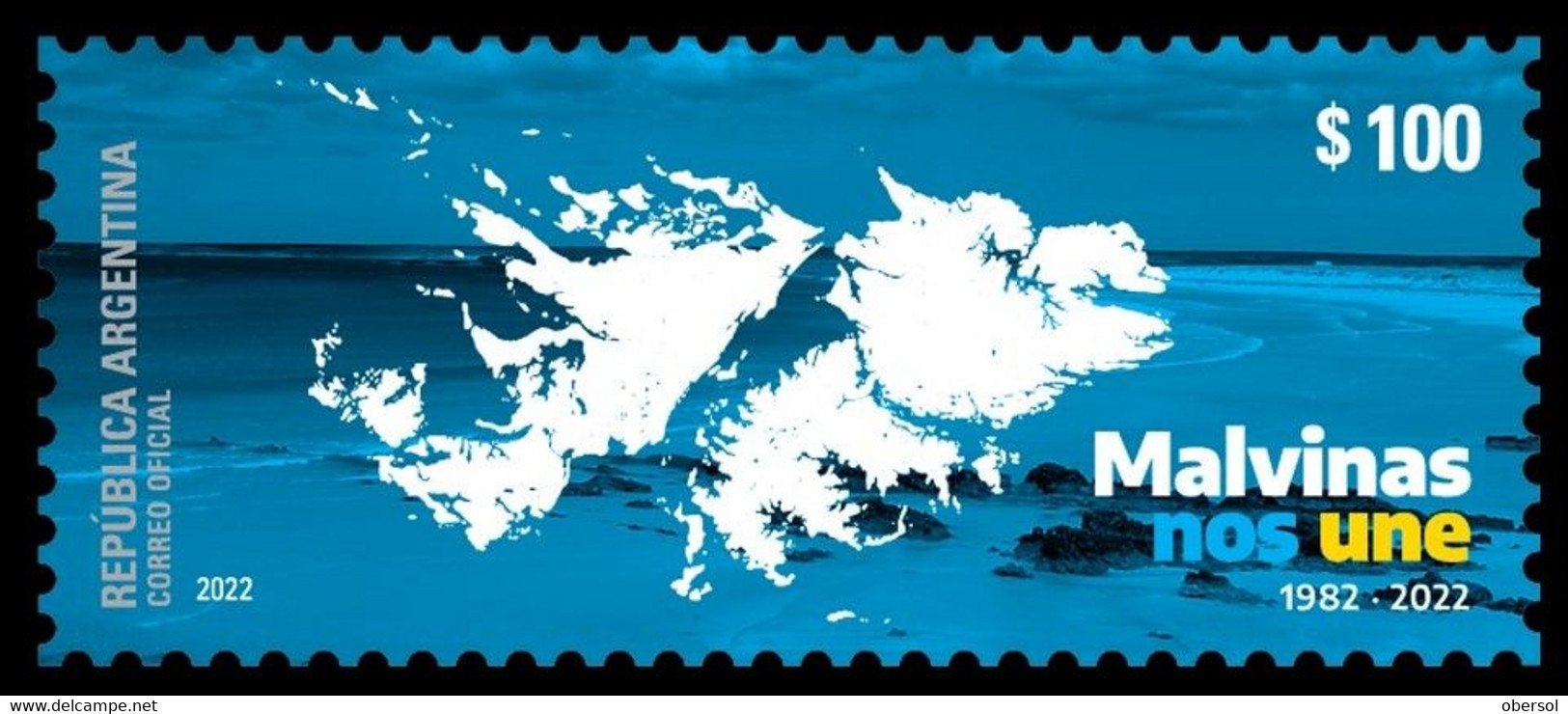 Argentina 2022 Malvinas Falklands MNH Stamp - Unused Stamps