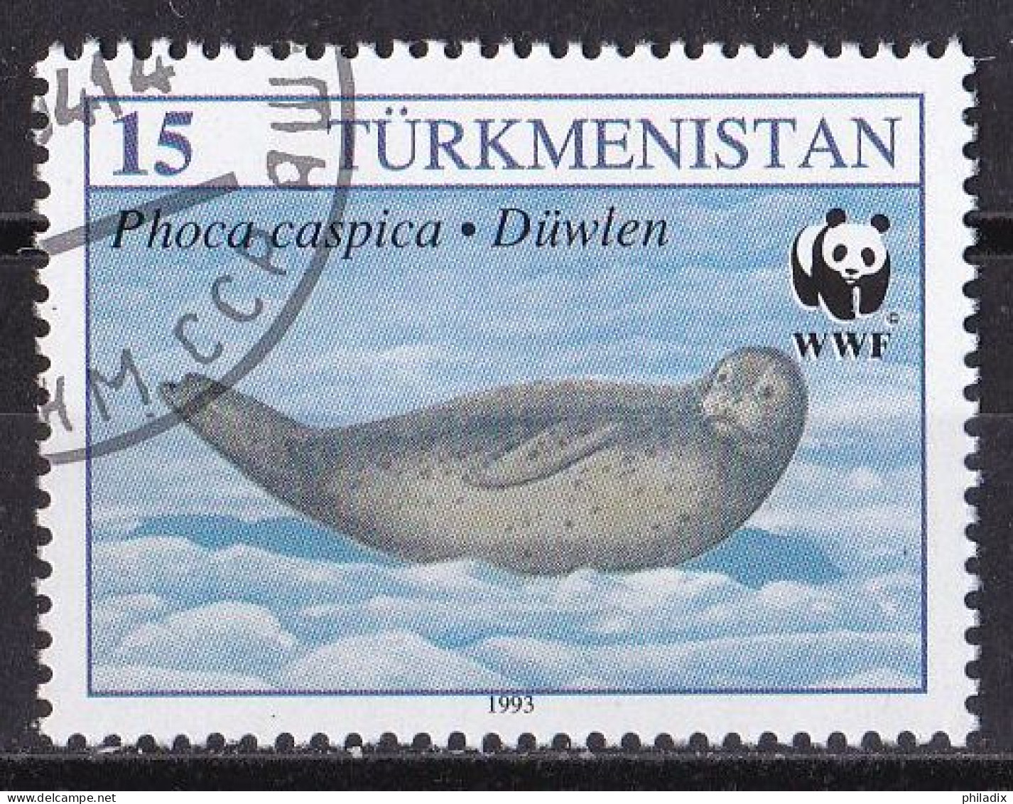 Turkmenistan Marke Von 1993 O/used (A4-10) - Turkmenistán