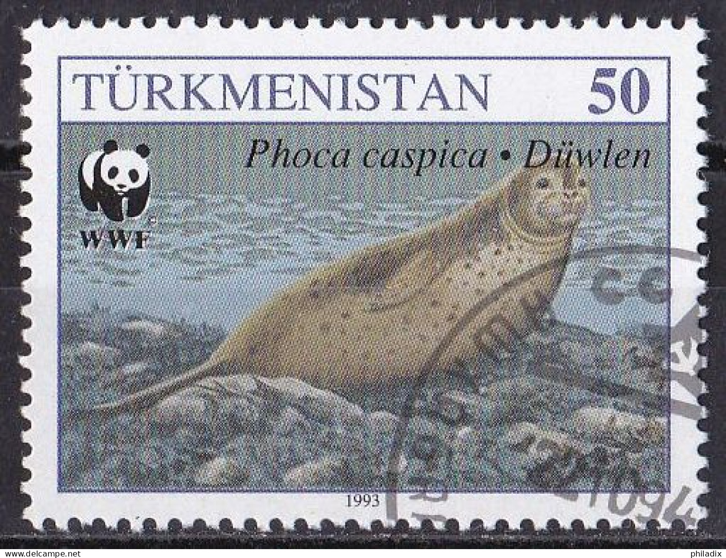 Turkmenistan Marke Von 1993 O/used (A4-10) - Turkménistan