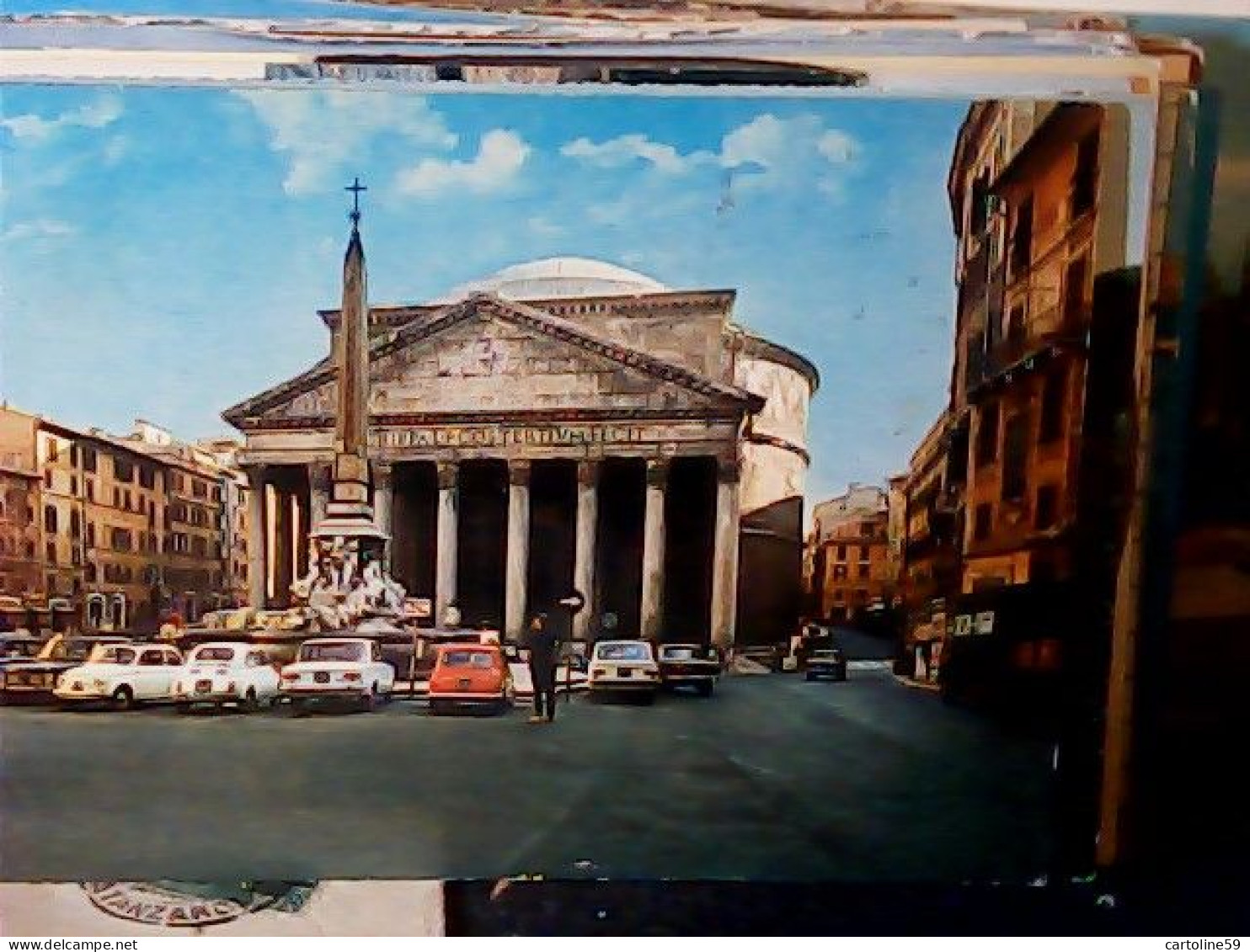 ROMA PANTHEON AUTO CAR MINI MINOR  FIAT 500 LANCIA FULVIA  VB1971 JT6547 - Pantheon