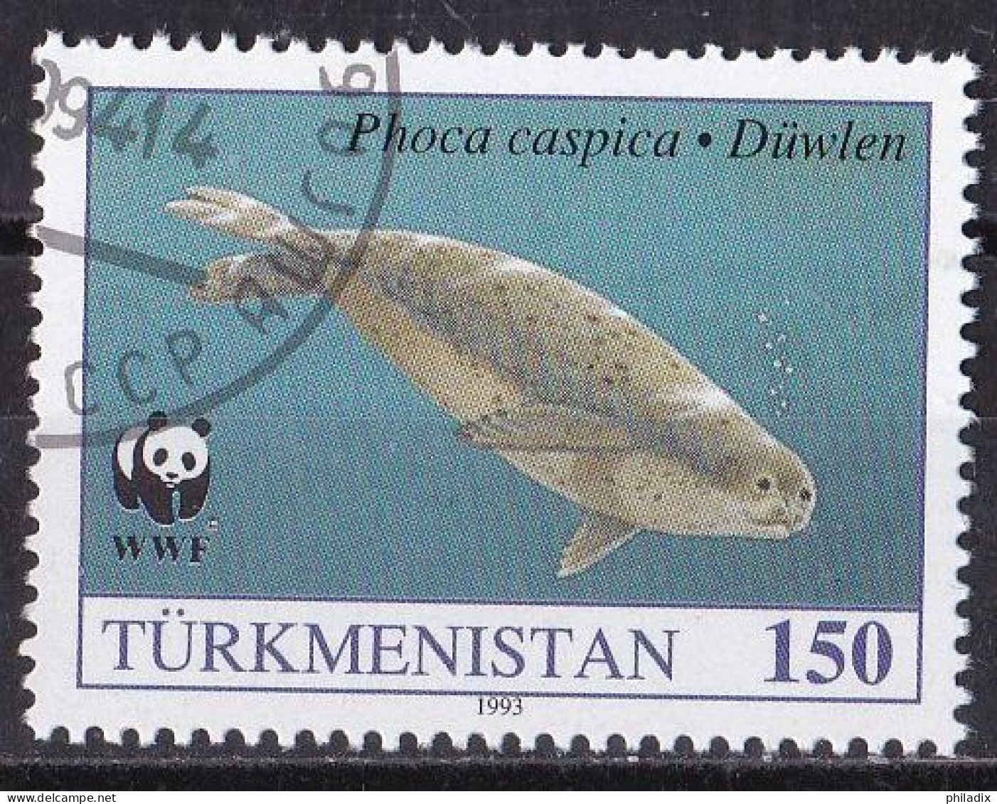 Turkmenistan Marke Von 1993 O/used (A4-10) - Turkmenistán