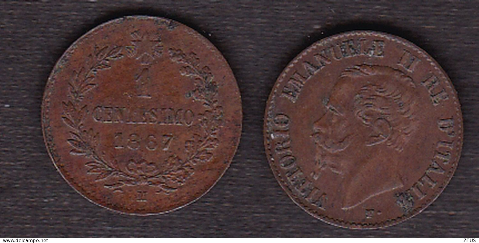 1 CENT.1867M BB VITTORIO EMANUELE II - 1861-1878 : Vittoro Emanuele II