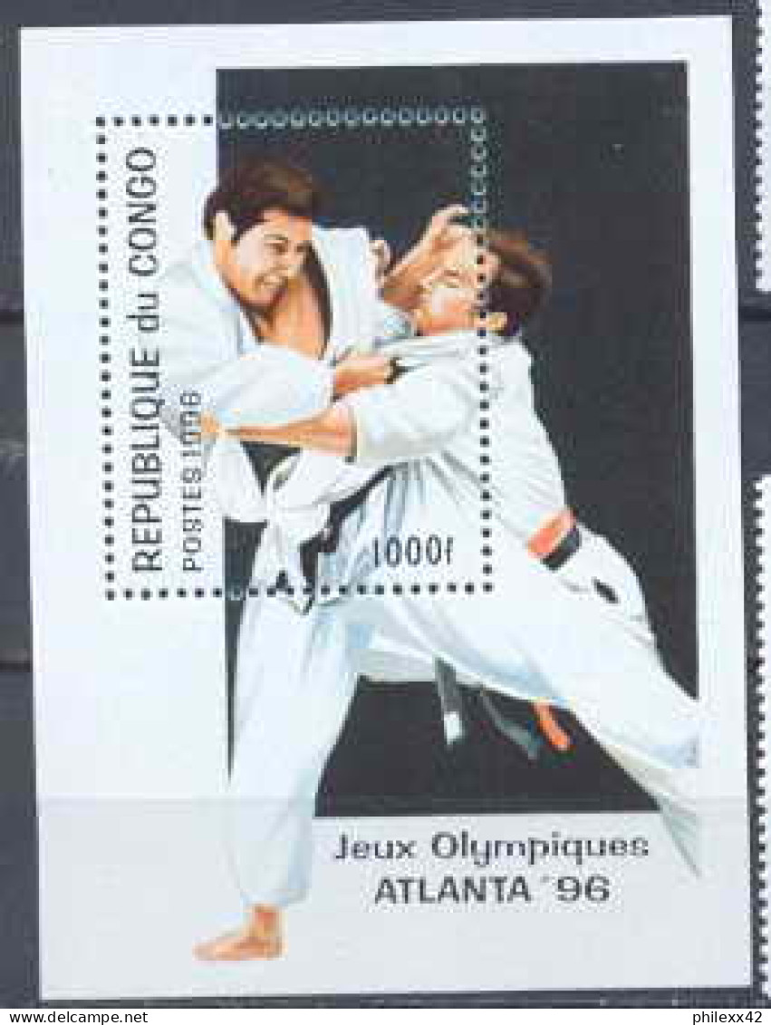 Congo 407 Bloc N°64 Jeux Olympiques Olympic Games Atlanta 1996 JUDO MNH ** - Judo