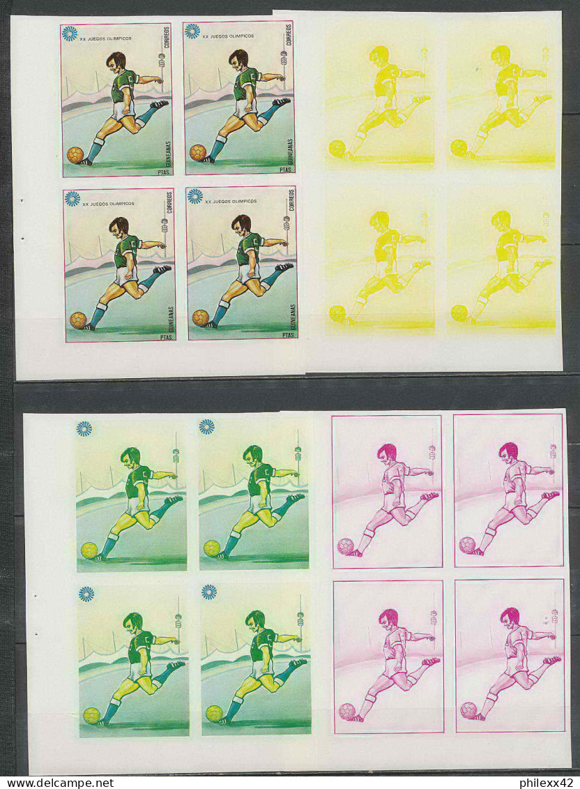 Guinée équatoriale Guinea 317a N°110 Jeux Olympiques Olympic Games Essai Proof Non Dentelé Imperf Football Soccer MNH ** - 1974 – Alemania Occidental