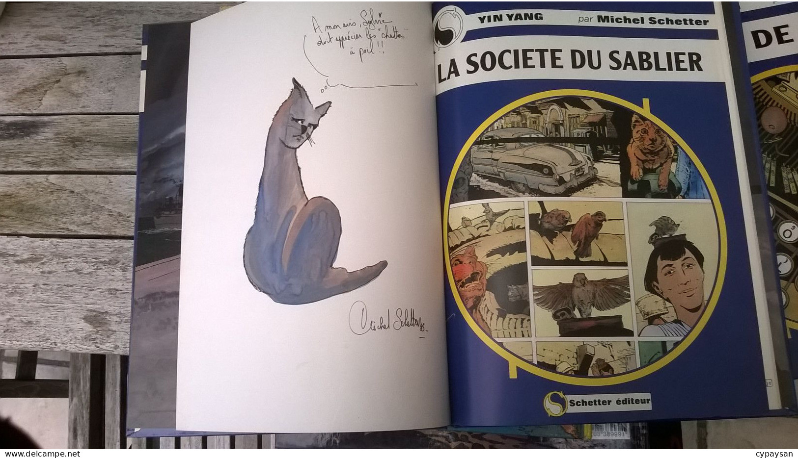 Yin Yang 3 La Société Du Sablier EO DEDICACE BE Schetter 10/1993 Schetter (BI3) - Autographs