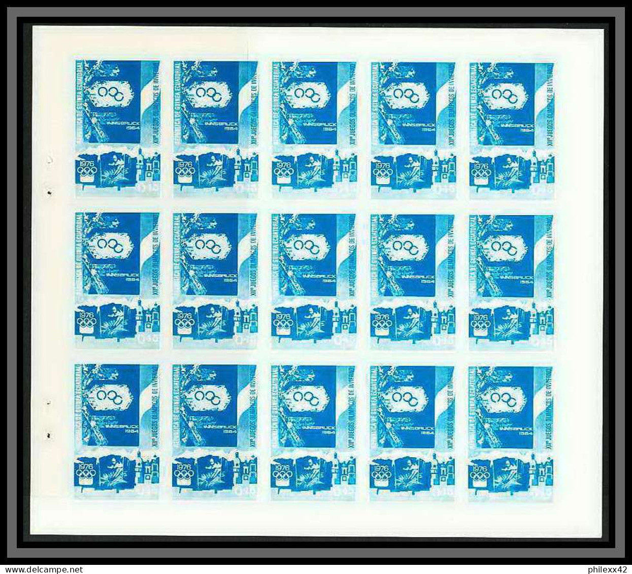 Guinée équatoriale guinea 394a N°543 carnet/booklet Jeux olympiques olympic games Essai proof Non dentelé imperf MNH **