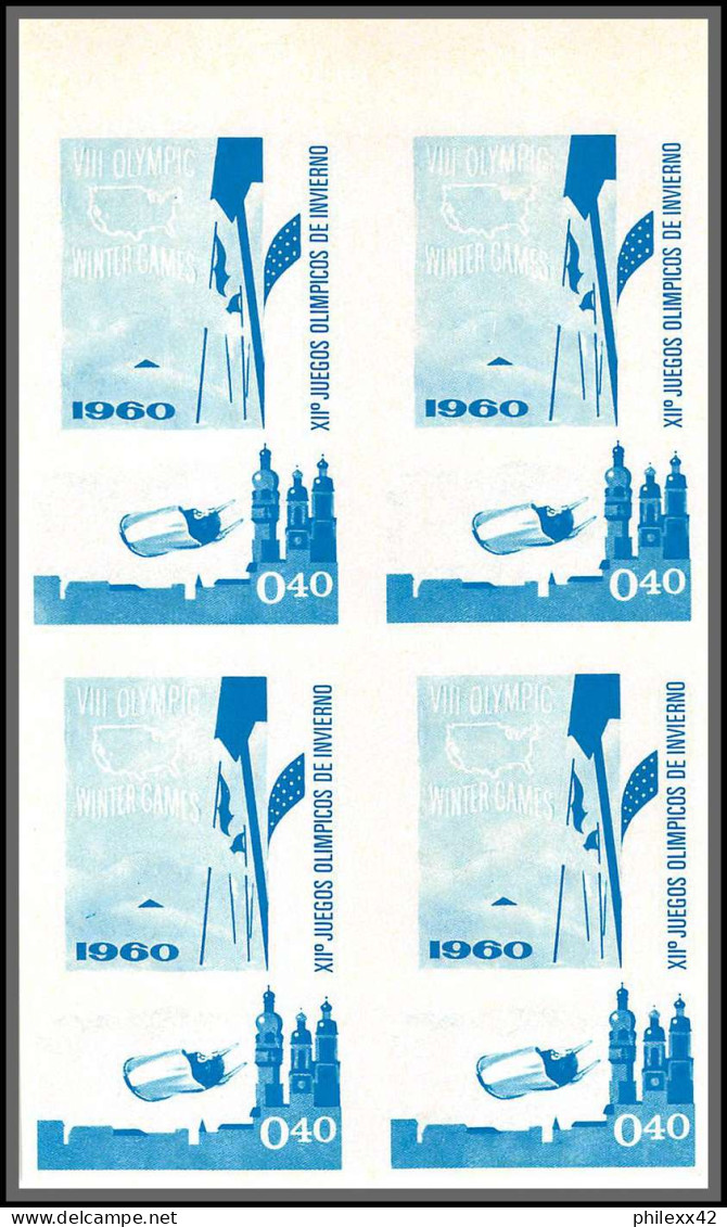 Guinée équatoriale guinea 396b N°535/45 Jeux olympiques olympic games Innsbruck Essai proof Non dentelé imperf MNH **