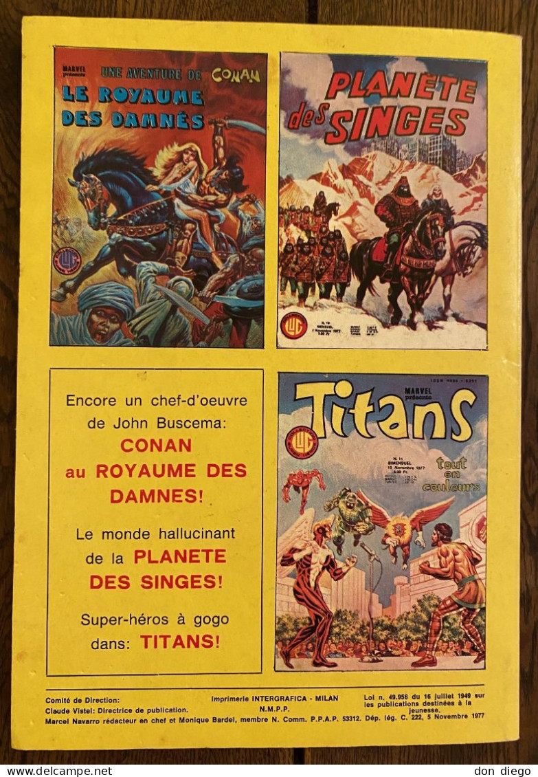 Strange N° 95  5 Novembre 1977  Daredevil  Iron Man  L'Araignée /  Très Bon état - Strange