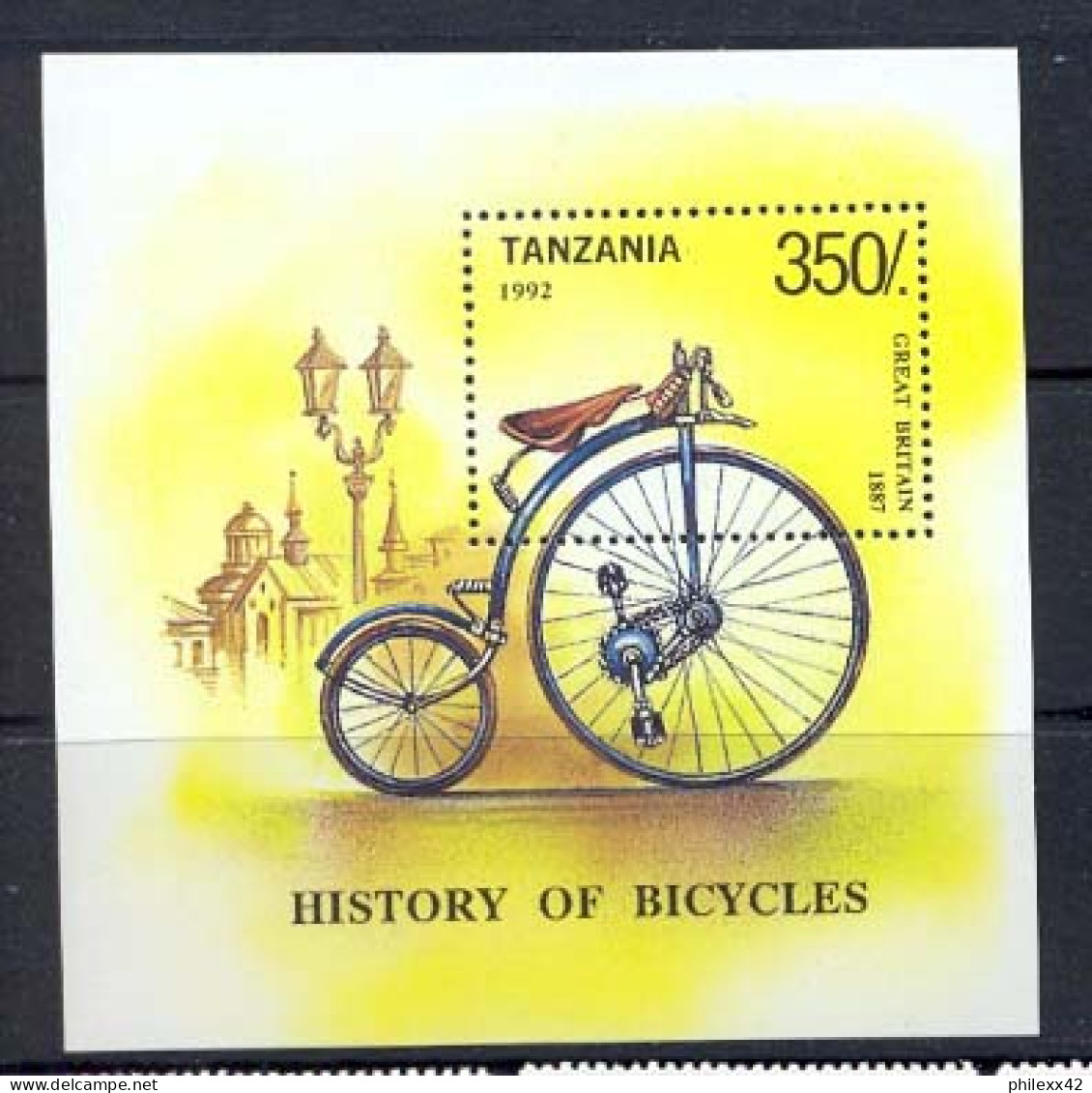 Tanzanie (Tanzania) 038 Bloc N°206 Cyclisme Velo (Cycling) MNH ** - Cycling