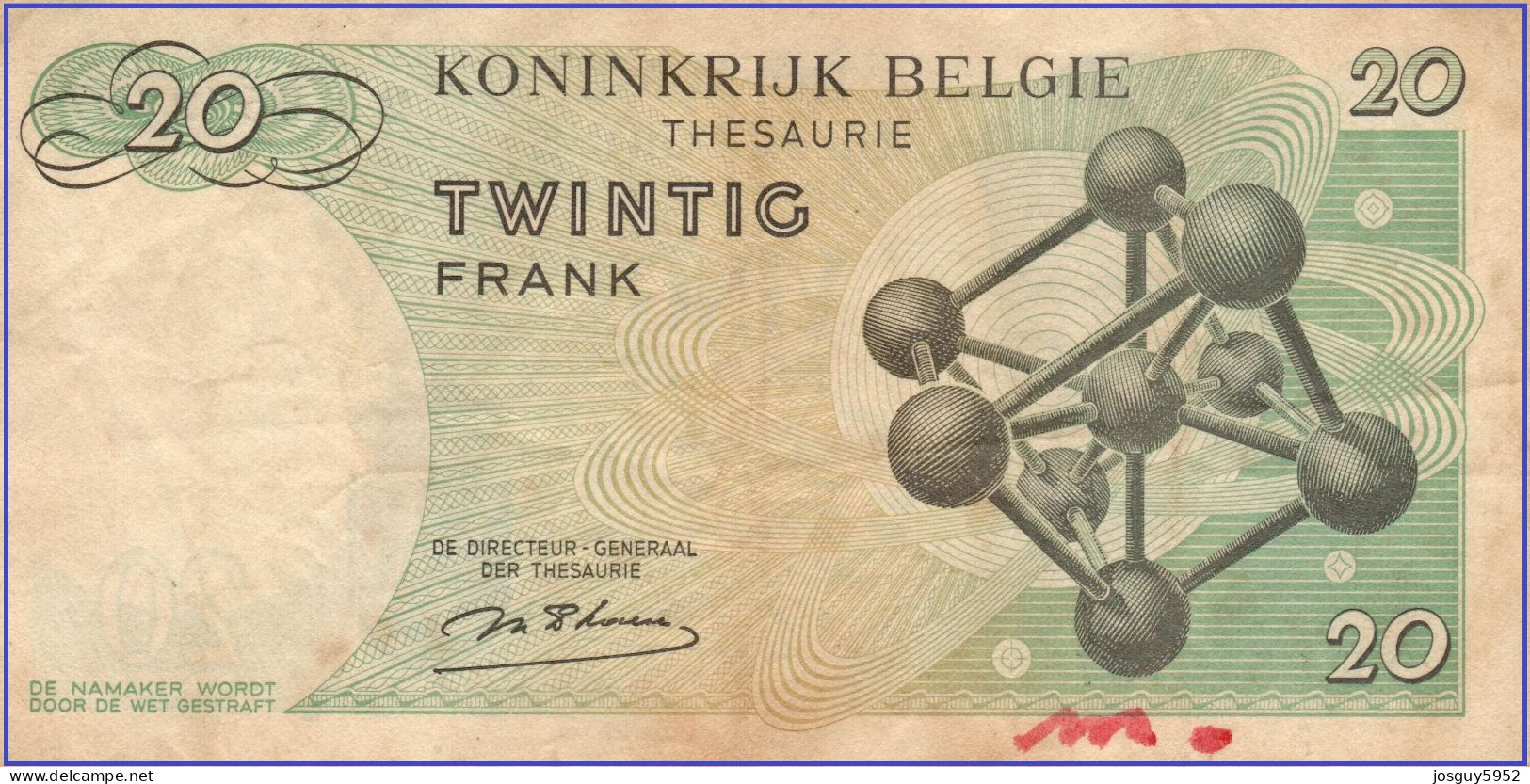 BELGIE - 20 FR 1964 - Nr 2F6572797 - Other & Unclassified