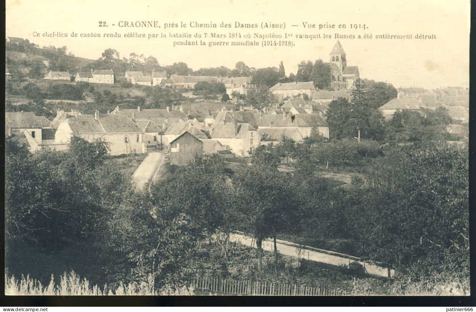 Craonne Pres Le Chemin Des Dames - Craonne